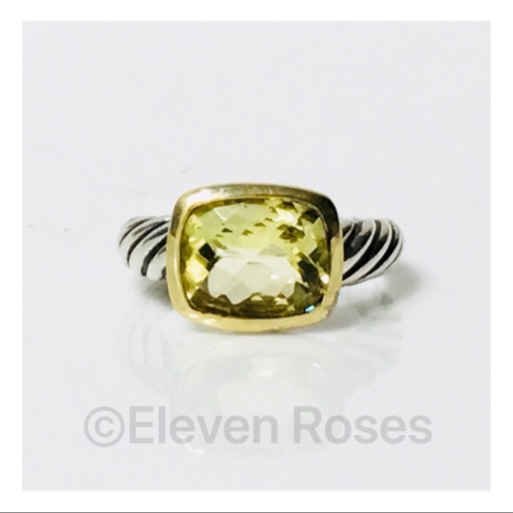 David Yurman Sterling And 18k Noblesse Ring